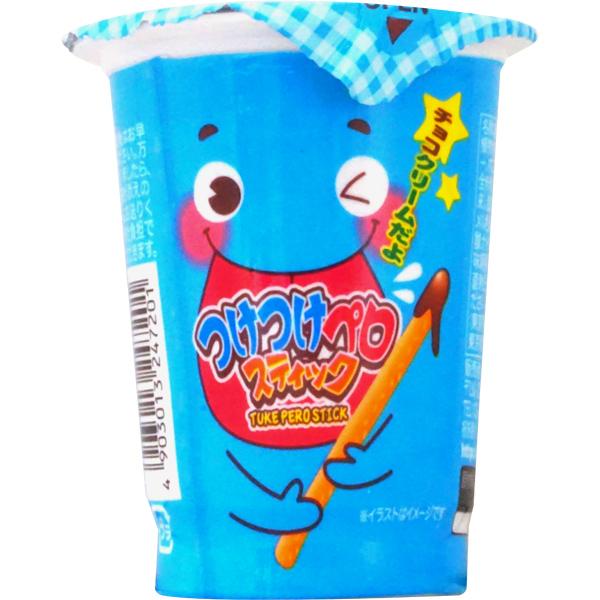100円 やおきん つけつけペロスティック チョコ [1箱 6個入] : ミカミ