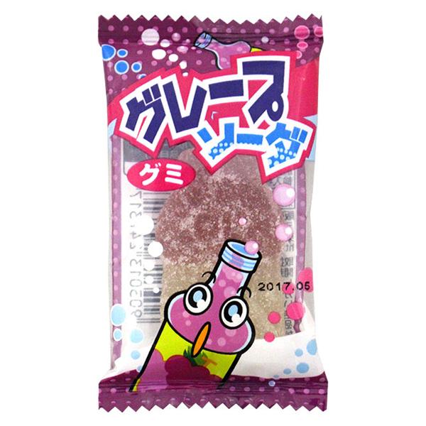 クミ 20円 やおきん グレープソーダグミ [1袋 30個入] : ミカミオンライン