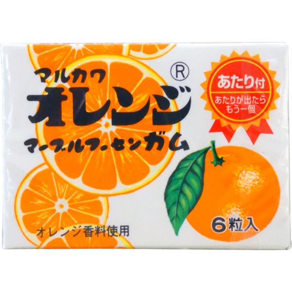 マーブルフーセンガム オレンジ味 [1箱 33個入] : ミカミオンライン