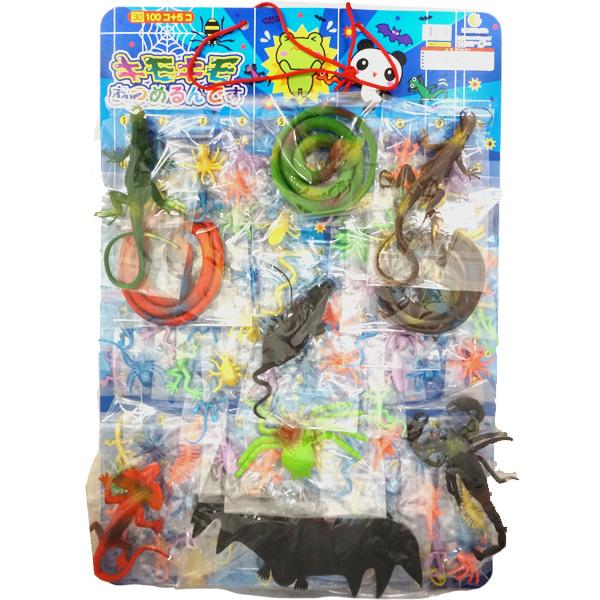 リアルな虫や生き物の当てくじ商品サイズ1個あたり：約50〜110mm×50〜110mm(商品によって異なります。)1枚あたり：約620mm×430mm×30mm※こちらの商品は在庫状況によっては発送までにお時間をいただく場合がございます。※...