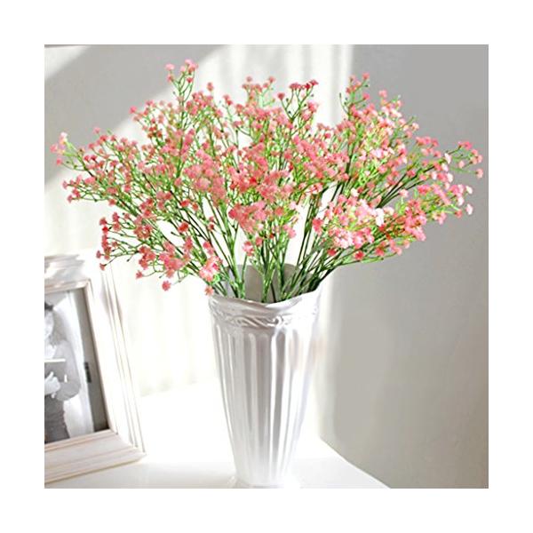 「商品情報」可憐な カスミ草 かすみそう かすみ草 造花 本物みたい インテリアフラワー ブーケ リース などの 素材にも 結婚 式 装飾 贈答 贈り物本物そっくりな造花のかすみ草です。今 人気のハーバリウム の資材としても大変注目されてい...