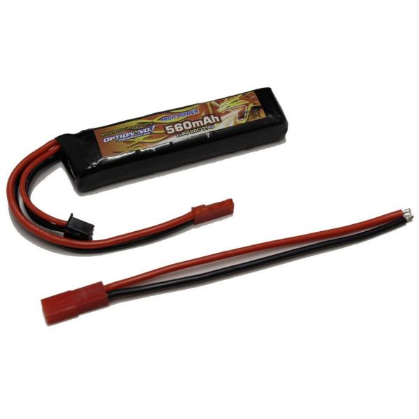 OPTION No1�@GB-0021M HIGH POWER LiPo7.4V560mAh