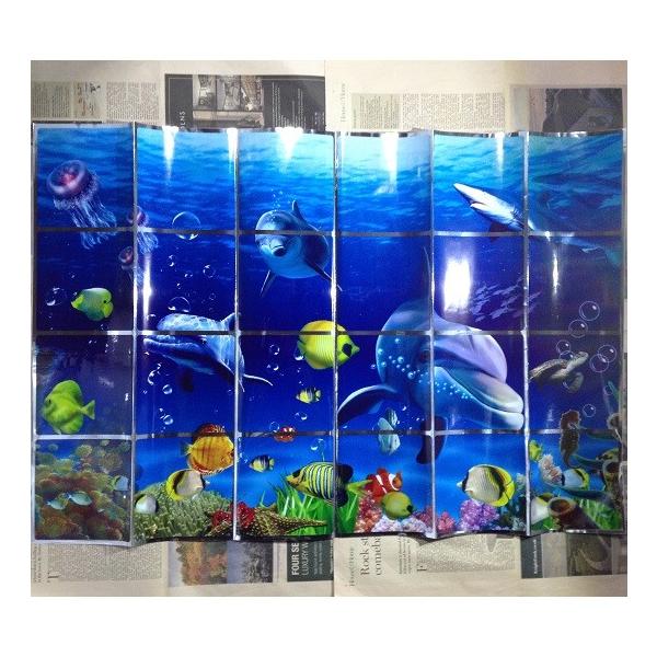 ウォールステッカー 海底のイルカ 熱帯魚 珊瑚 3d 防油 台所用 壁シール サメ 海亀 クラゲ キッチンシート Buyee Buyee Japanese Proxy Service Buy From Japan Bot Online