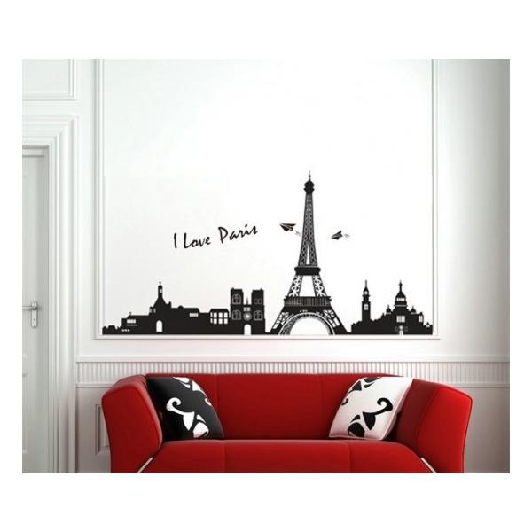 特大 ウォールアート フランス パリ アートパネル ウォールステッカー 41wallsticker_ay935