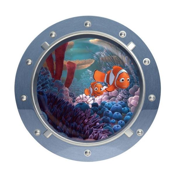 ウォールステッカー 潜水艇窓から ニモとマーリン 壁シール 綺麗な さんご礁 海底 アートデカール ディズニー Buyee Buyee 日本の通販商品 オークションの代理入札 代理購入