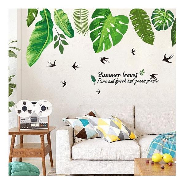 ウォールステッカー ハワイアン ヤシの葉 モンステラ グリーンリーフ 壁シール バナナ 南の島 タヒチ 夏 植物 Buyee Buyee Japanese Proxy Service Buy From Japan Bot Online