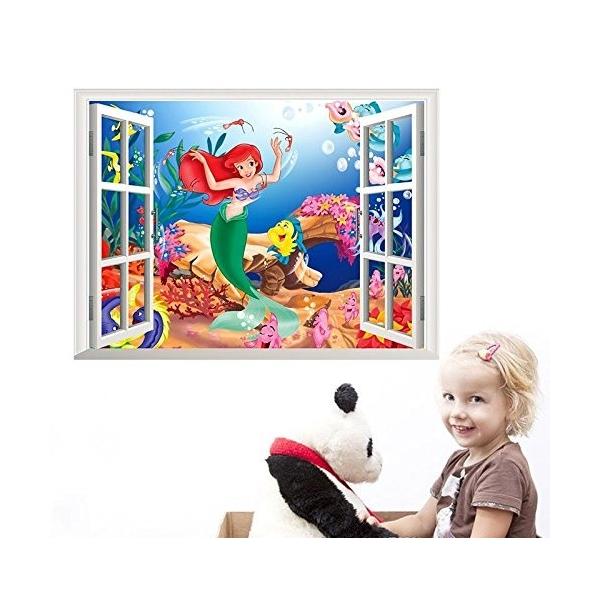 ウォールステッカー 窓 リトルマーメイド 壁シール アリエル 海中 ディズニー はがせる 人魚 大人気 Buyee Buyee Japanese Proxy Service Buy From Japan Bot Online