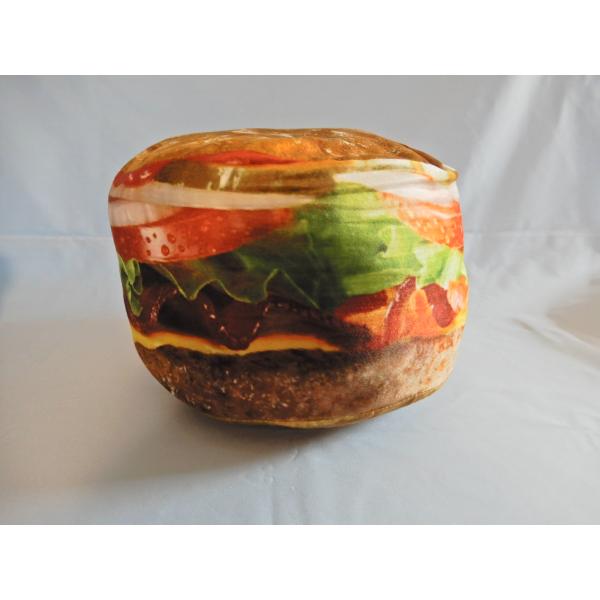 ビッグハンバーガークッション リアルプリントクッション BIG BURGER