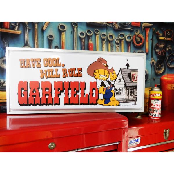 LED LIGHT BOX GARFIIELD ライトボックス ガーフィールド ガレージGoods アメリカン雑貨