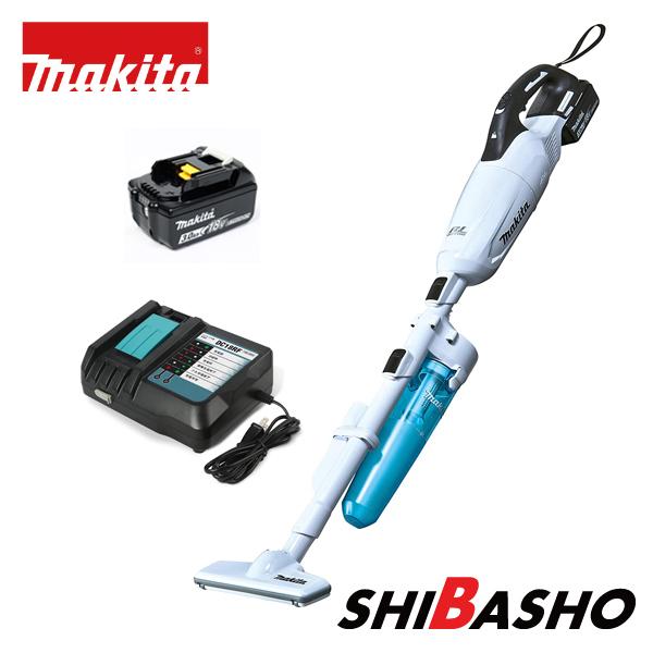 マキタ(makita) 18V 充電式クリーナ CL280FDFCW【バッテリBL1830B×1個・充電器 DC18RF ・ロック付サイクロン付】