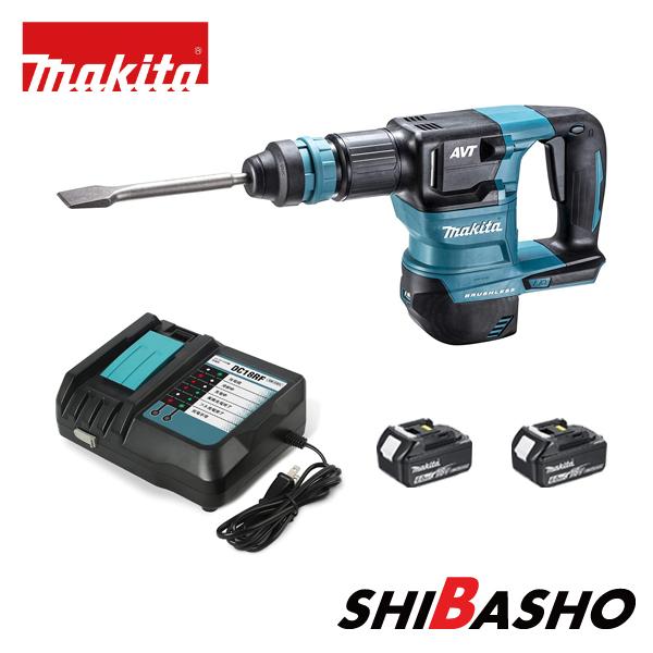 マキタ makita 充電式ケレン HK180DRGX BL1860B×2本 DC18RF ケース付 