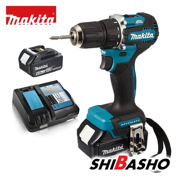 マキタ makita 18V 充電式ドライバドリル DF487DRGX バッテリBL1860B×2 