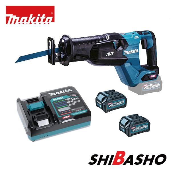 マキタ(makita) 40VMAX 充電式レシプロソー JR002GRDX バッテリBL4025×2本・充電器DC40RA・ケース付