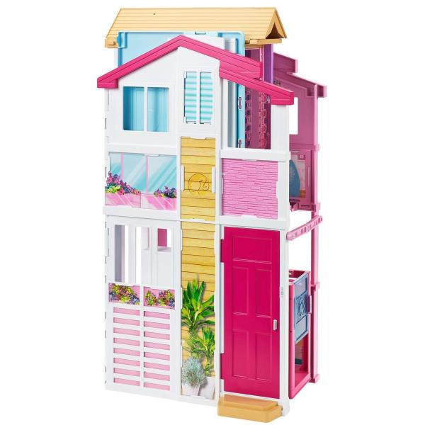 barbie pink passport townhouse