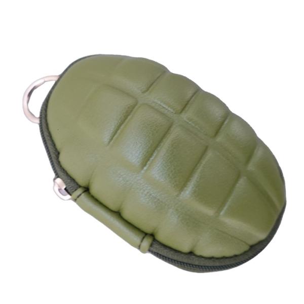 キーケース グレネード ハードポーチ EVA樹脂 グリーン