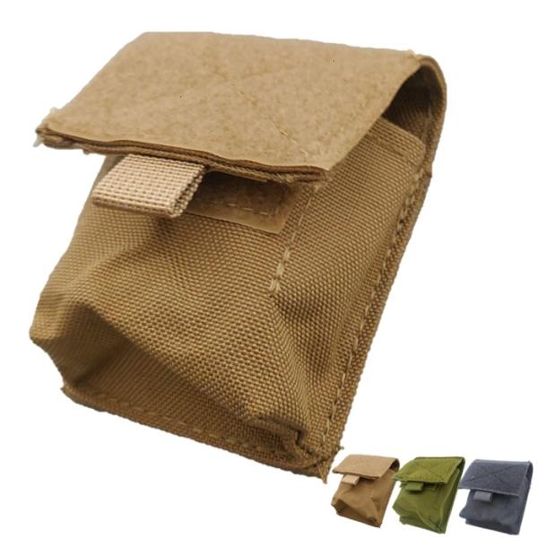 タバコケース スクエアポーチ 10×7.5×4 ミリタリー ナイロン