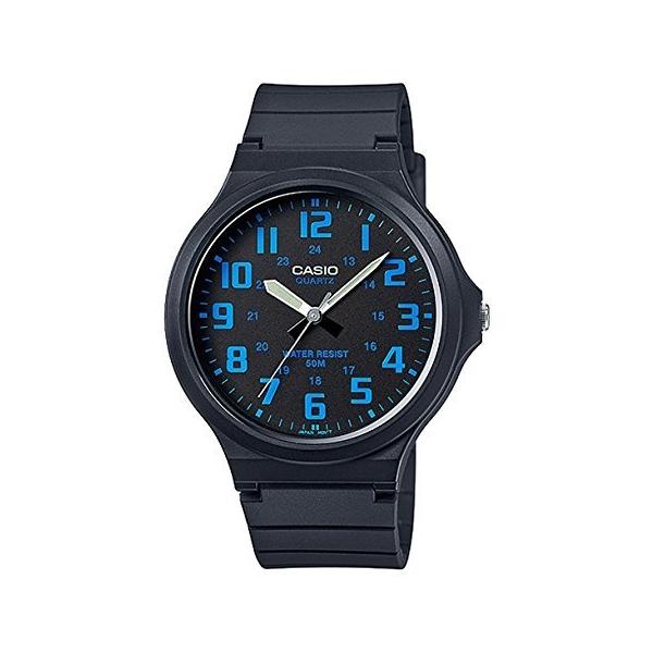 CASIO STANDARD ANALOGUE MENS チープカシオ 腕時計 アナログ ブラック×ブルー MW-240-2B