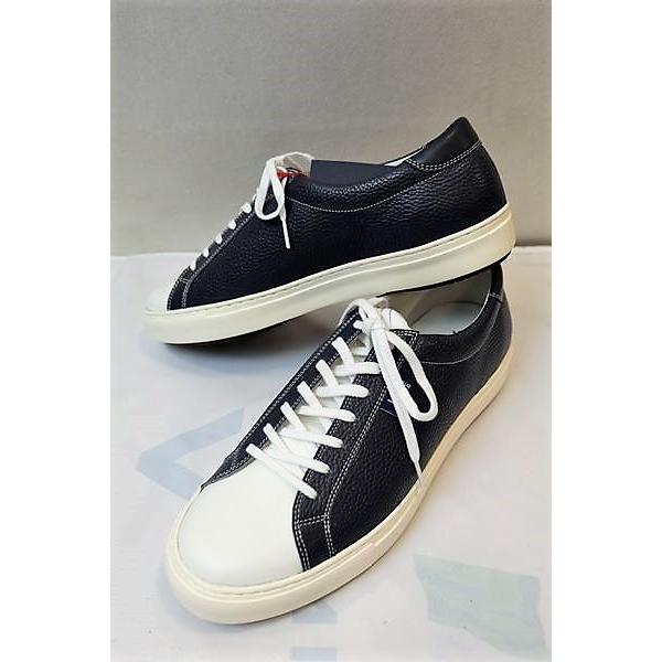 ラウラフェリーチェ Laurafelice 切り替えレザースニーカー ネイビーホワイトネイビー メンズシューズ パターンオーダー品 100 92 1 4seasons Gallery 通販 Yahoo ショッピング
