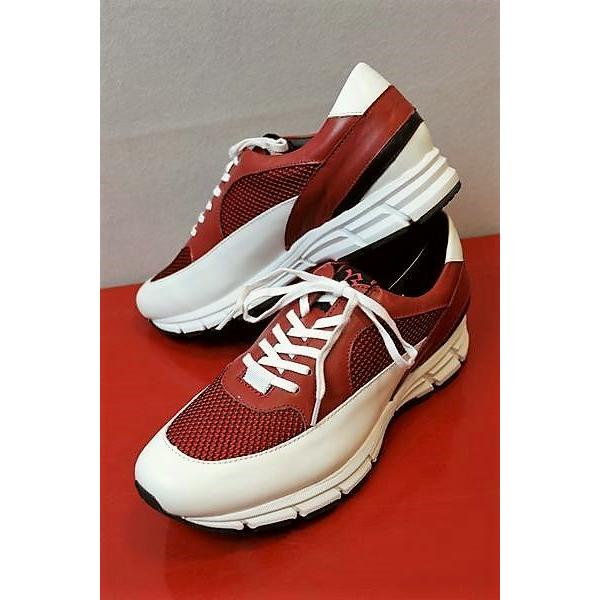 セール５０ ｏｆｆ バラシ スニーカー レッド 春夏新作 レザーシューズ メンズ靴 Barassi 325 0401 1 4seasons Gallery 通販 Yahoo ショッピング