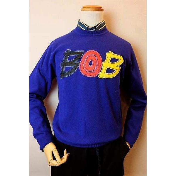 セール35％OFF BOB ボブ セーター パープル 秋冬インポート品 