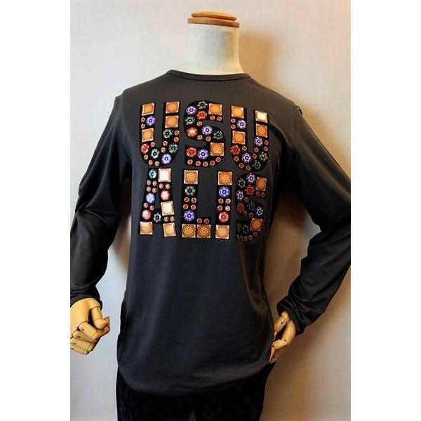 セール35％OFF USUALIS ウザリス ロングTシャツ グレー 秋冬 