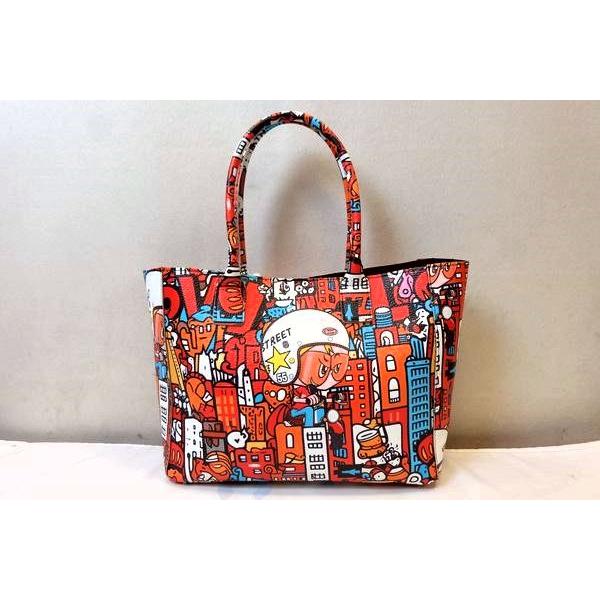 ALBERTO BONI アルベルトボニー トートバッグ レッド レザー ALBERTO BONI アルベルトボニー トートバッグ レッド レザー