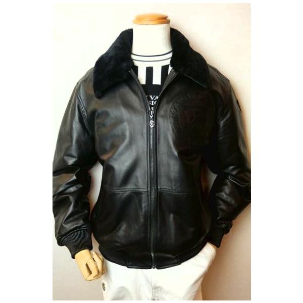 セール30％OFF バーニヴァーノ BARNIVARNO レザーブルゾン