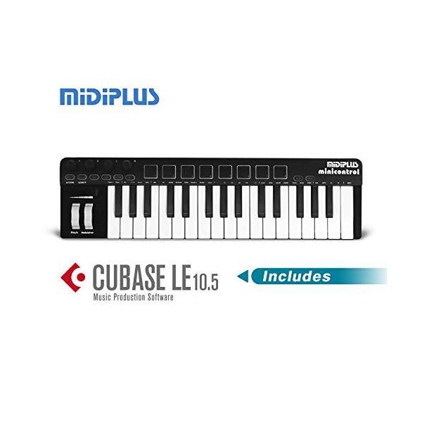 midiplus minicontrol Midiキーボードコントローラ DTM定番ソフト Cubase LE付  :s-4713809435060-20210806:4smile 通販 