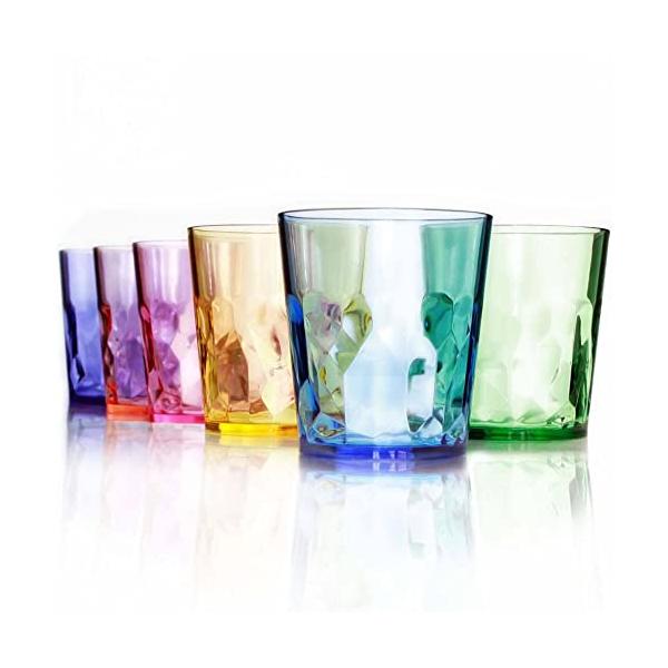 SCANDINOVIA 日本製 400ml 割れないコップ - 6個セット - 割れないグラス プラスチック グラス - ハイグレード プラコップ BPA フリー 食洗機 食器洗い乾燥機 対