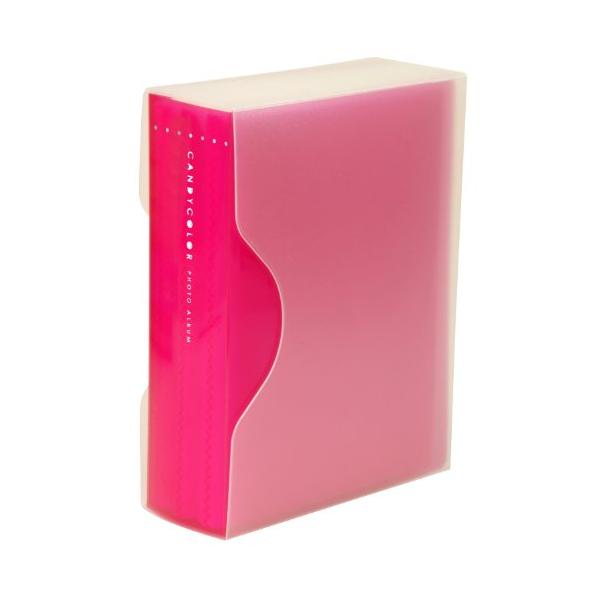 ナカバヤシ ポケットアルバム キャンディカラー L判 240枚 ピンク アカ-CPL-240-P