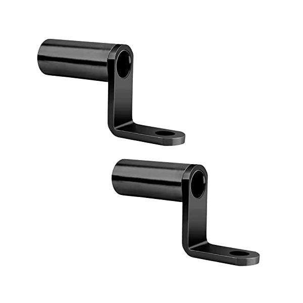 高品質の素材 アルミ合金製、軽量かつ頑丈で、安定性があり表面には緻密な酸化皮膜がありますので、錆びにくいため、耐久性は優れてます、長時間使用いただけます。 用途 ハンドルバーの取り付けスペースが少ない場合も、クランプバーを設置することにより...