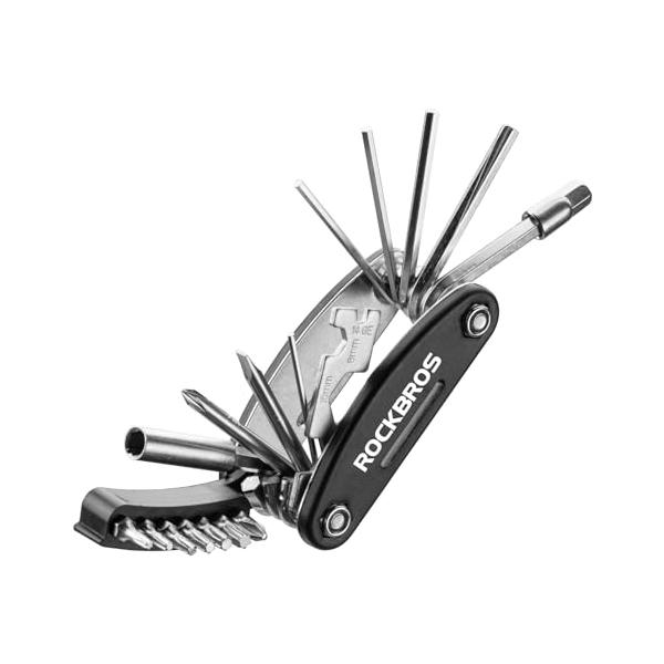 ROCKBROS(ロックブロス)マルチツール 自転車 工具セット 20in1 自転車工具 携帯 多機能 折りたたみマルチツール ロードバイク