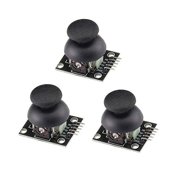 3個セット ゲームレバーセンサー ジョイスティック ブレークアウト シールドモジュール ジョイスティック ゲーム コントローラ モジュール PS2 Arduinoに対応