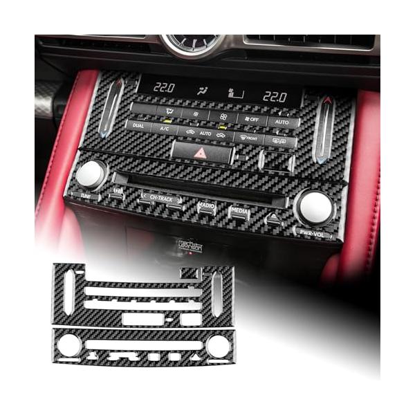 AIRSPEED レクサス RC RC300 RC300h RC350 RC200T 2019-2025 専用 アクセサリー リアル カーボンファイバー 内装 