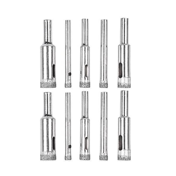 用途 ガラス、セラミック、マーブル、花こう岩、セラミックタイルなどの穴あけ。水と一緒に使用すると、より耐久性があります。 次の素材を穴あけ場合は、水で冷却する必要があります：玉、小石、ガラス製品、ガラス化レンガ。 効率アップ 刃部は切り口の...