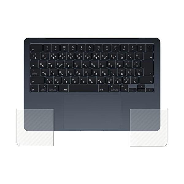 ClearView MacBook Air 13.6 2024 M3 / 2022 M2用 カーボン調 パームレスト保護フィルム 日本製