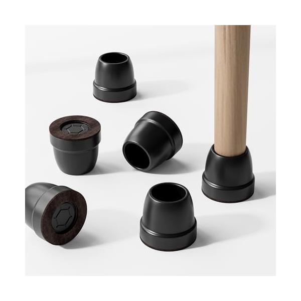 ZDDLOINP 椅子足カバー 24個入り キズ防止 騒音防止 滑り止め