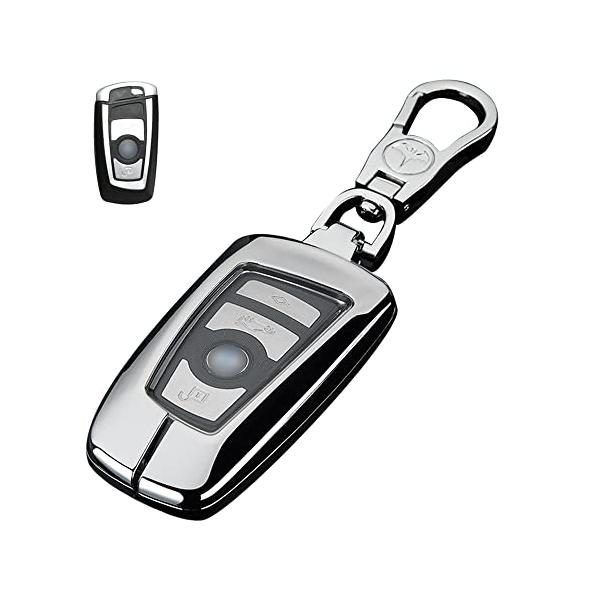 キーケース BMW用 スマートキーケース キーカバー 合金TPU BMW専用設計 キーホルダー FIT For 3シリーズ キーケース