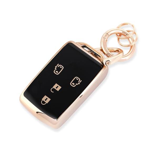 [HOYZE] キーケース キーカバー 可愛い 車 スマートキーケース キーホルダー カラビナ キーシェル 傷防止 軽量