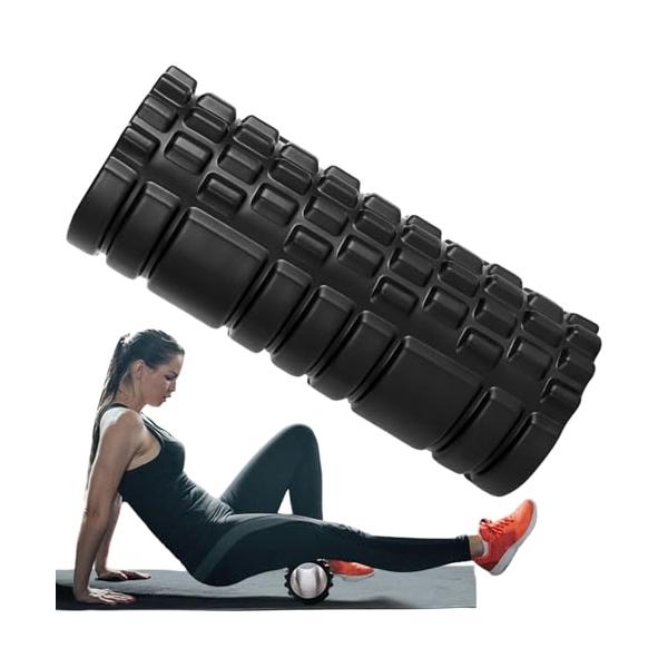 色：ブラックサイズ：33×14cm*デスクワークで凝り固まった筋肉に 運動不足で疲れやすくなった身体に 筋トレやスポーツ後のストレッチ器具として　筋膜をリリースしましょう。脚や背中をのせてコロコロするだけで効果的です。* ウォームアップとク...