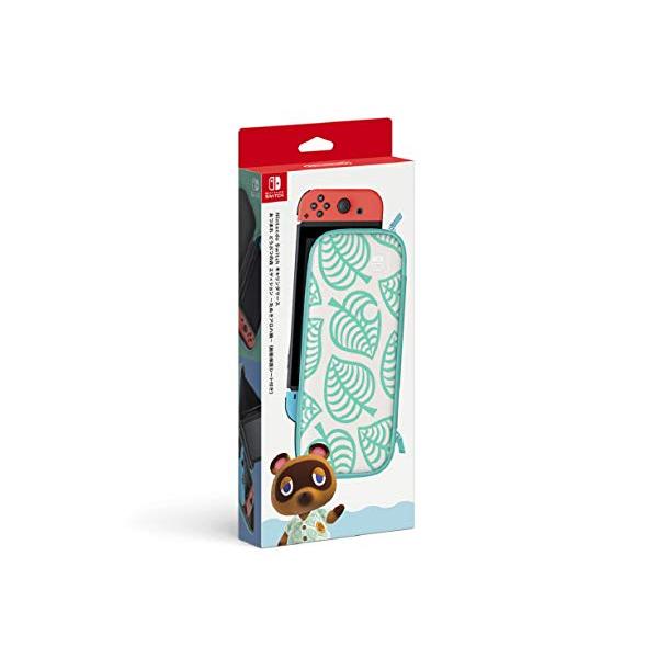 NintendoSwitchどうぶつの森本体&キャリングケースたぬきアロハ柄 Amazon.com: Nintendo Switch Liteキャリングケース あつまれ