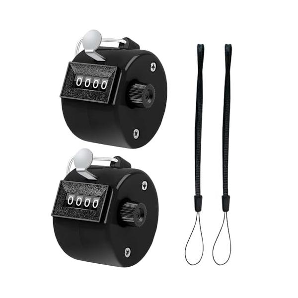 セット内容 カウンター２個入り；ストラップ２本入り。 商品仕様 サイズ：約3*4.5ｃｍ；色：ホワイト；材質：プラスチック。 小型で持ち運び便利 手持型カウンターは小さくて軽い、片手でリングに人差し指をかけて、手にしっかりと握る可能で、また...