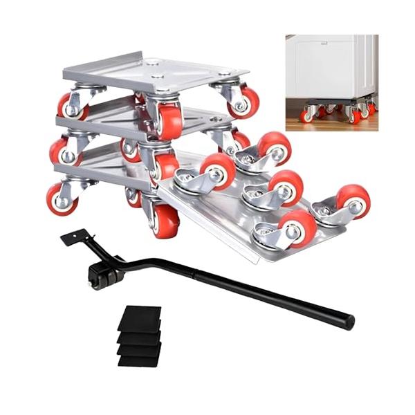 コンパクトなのに力持ち 耐荷重600kgの平台車重たい荷物もスイスイ運べる  商品の特徴: 力持ち  最大600kgまでOK 重たい家具もラクラク運べます。 安定感バツグン  5つの車輪設計でグラグラしない 安定して荷物を運べます。 小回り...