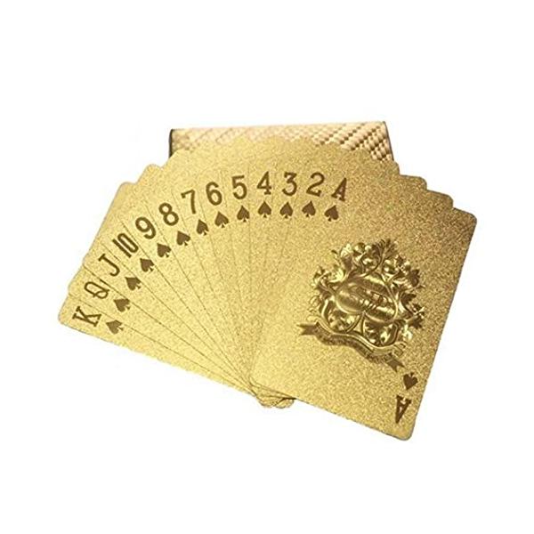 24カラットゴールド トランプ 認証書付き XSAJU トランプ プラスチック カード 折れにくい 防水 カードゲーム