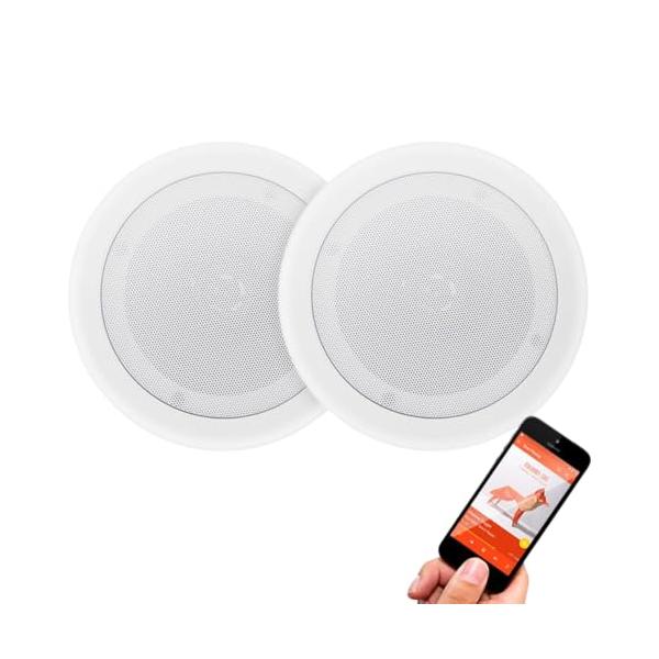 Pyle 壁・天井埋込式 Bluetooth内蔵 2WAYマウントスピーカー