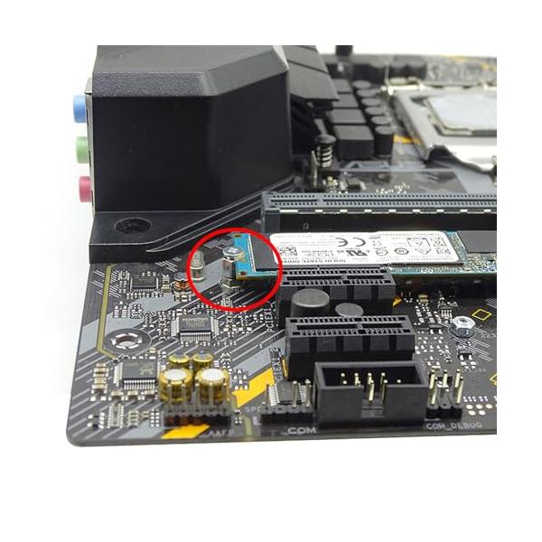 パソコン m.2ネジ ssd取り付けネジセット ssd スペーサー a | JChere