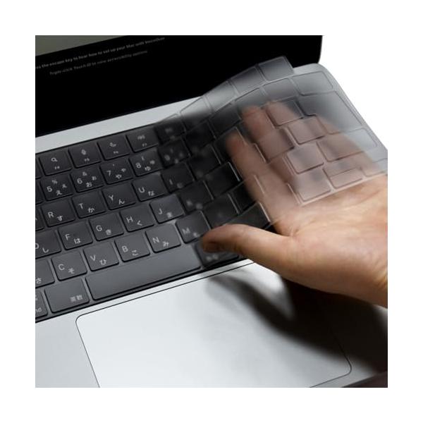 キーボード カバー MacBook Air 13 / 15 MacBook Pro 14 / 16 インチ 用 キーボード 防塵 カバー 日本語JIS配列 対応2021-2024型番 A2442 / A2485 / A2681 / A27