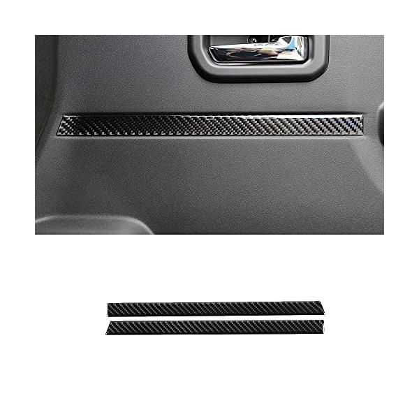 新型 スズキ ジムニー Jimny シエラ JB64 JB74 2019* 車種専用 カーボン柄 ドアパネルカバー ドアパネルトリム装飾 取付け簡単 車 インテリア 内装 ソフトカーボ
