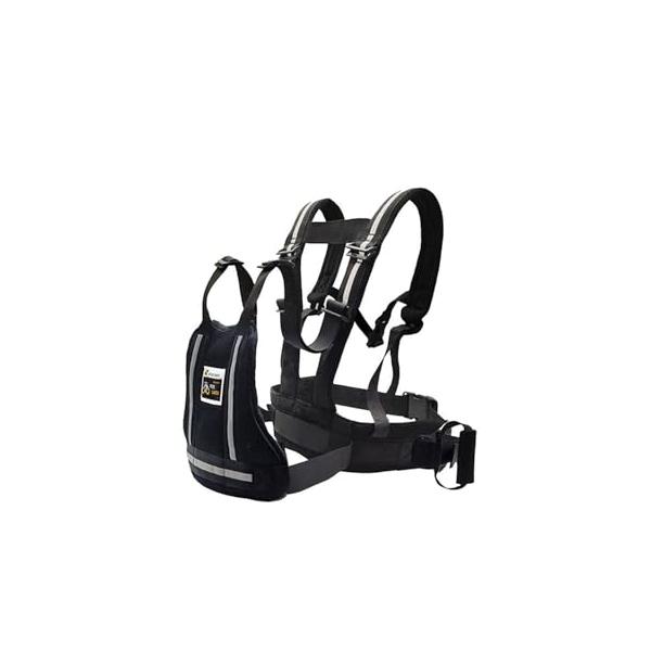 [winfull] タンデムベルト バイク タンデム 子供 小学生 ハーネス型 タンデム ベルト 長さ調節可能 グリップと反射板付き