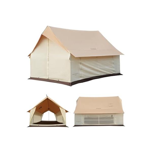 KingCamp ロッジ型テント TCテント ロッジ ポリコットン 2-4人用